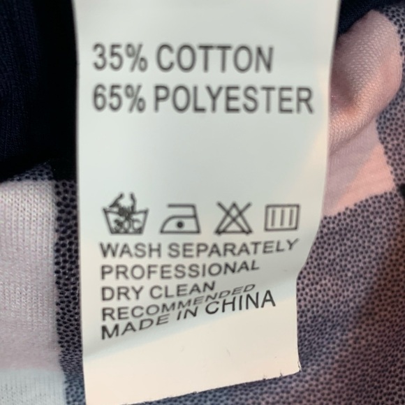 Menore Blue Pink Buffalo Plaid Pajama Pants For Women - Large - Picture 5 of 5